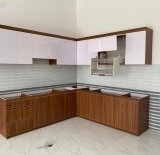 Tủ bếp Tiền Giang, Kệ Bếp Mỹ Tho, Tủ Bếp Đẹp Màu Giả Gỗ