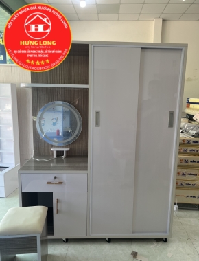 Tủ áo kết hợp bàn trang điểm giá rẻ Mỹ tho 