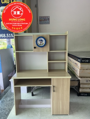 Bàn học màu vân gỗ giá rẻ chợ gạo tiền Giang 