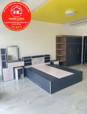 Combo Giường, tủ, bàn trang điểm