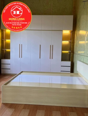 Combo tủ quần ao và giường ngủ cao cấp