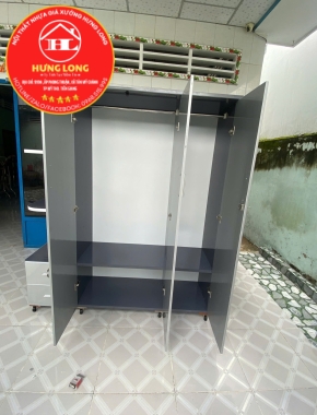 TỦ NHỰA 3 CÁNH - XƯỞNG SẢN XUẤT NỘI THẤT NHỰA GIÁ RẺ