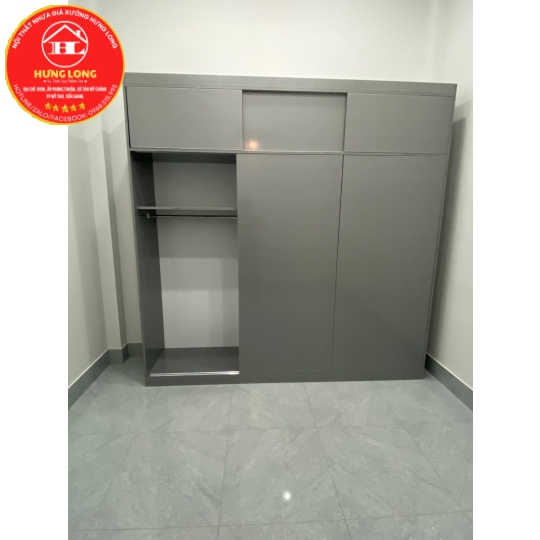 Tủ áo cửa lùa 2 tầng nhựa cao cấp vincoplast giá rẻ Mỹ tho 