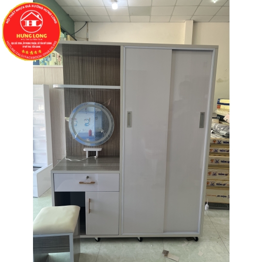 Tủ áo kết hợp bàn trang điểm giá rẻ Mỹ tho 