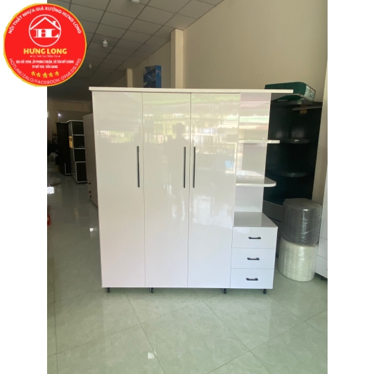 Tủ áo 3 cánh 1 kệ 