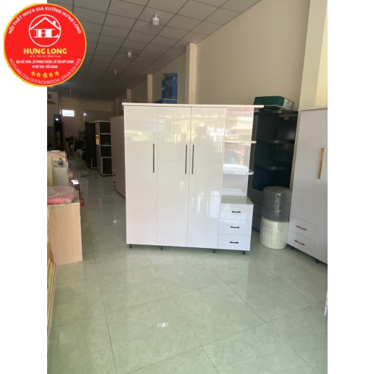 Tủ áo 3 cánh 1 kệ 