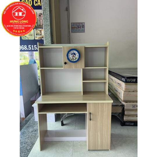 Bàn học màu vân gỗ giá rẻ chợ gạo tiền Giang 