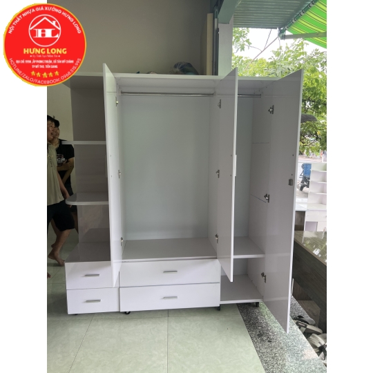 Tủ áo 3 cánh 1 kệ 