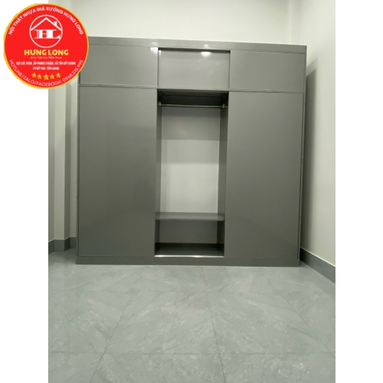 Tủ áo cửa lùa 2 tầng nhựa cao cấp vincoplast giá rẻ Mỹ tho 