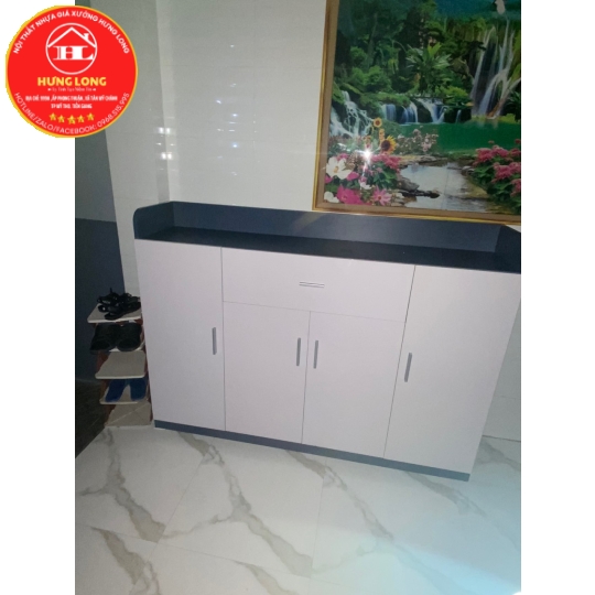Tủ giày nhựa cao cấp vincoplast màu hy77 kết hợp vc01 Mỹ tho 